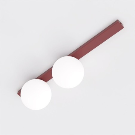 Ereni Granate Opal Ceiling Bar (2 lights)