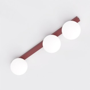 Ereni Granate Opal Ceiling Bar (3 lights)
