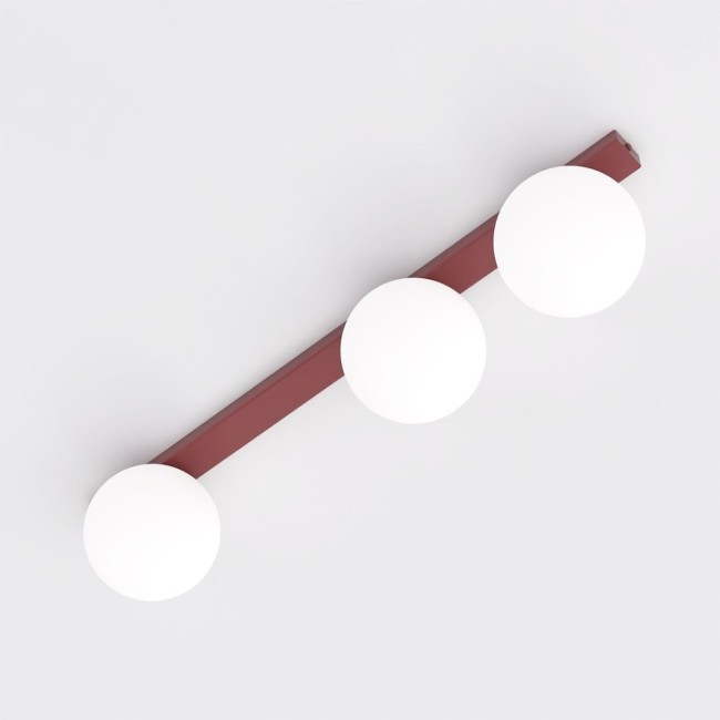 Ereni Granate Opal Ceiling Bar (3 lights)