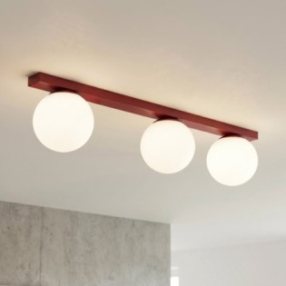 Ereni Granate Opal Ceiling Bar (3 lights)