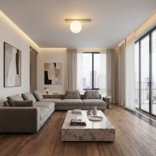 Ereni Moca Opal Ceiling Light