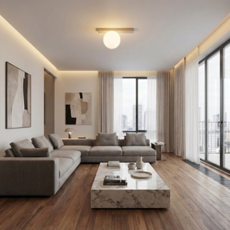 Ereni Moca Opal Ceiling Light