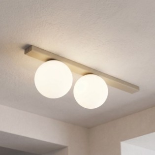 Ereni Moca Opal Ceiling Bar (2 lights)