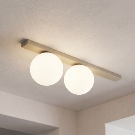 Ereni Moca Opal Ceiling Bar (2 lights)