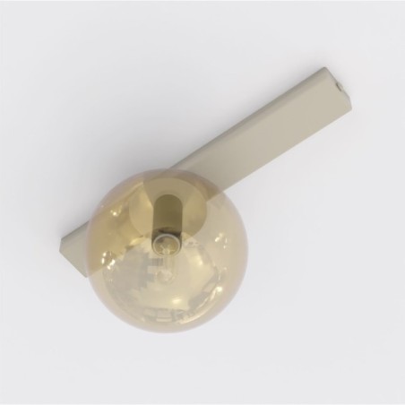 Ereni Moca Amber Ceiling Light