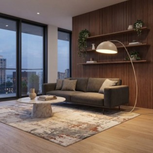 Jakotina Mocha Floor Lamp
