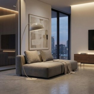 Jakotina Mocha Floor Lamp