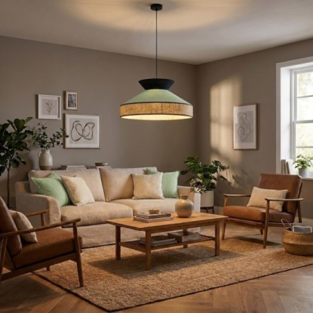 Alfeo Green Ceiling Lamp