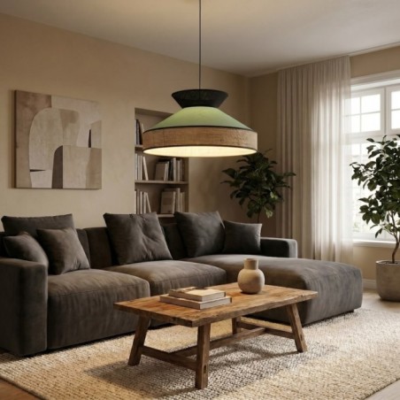 Alfeo Green Ceiling Lamp