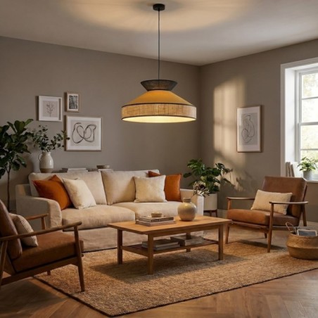 Alfeo Orange Ceiling Lamp