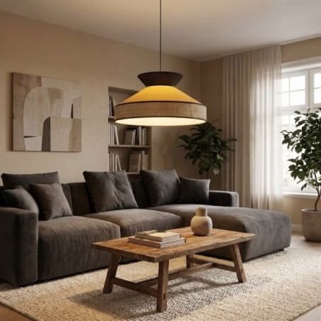 Alfeo Orange Ceiling Lamp