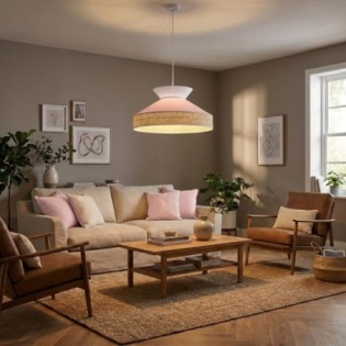 Alfeo Pink Ceiling Lamp