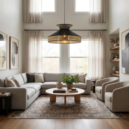 Alfeo Black Ceiling Lamp