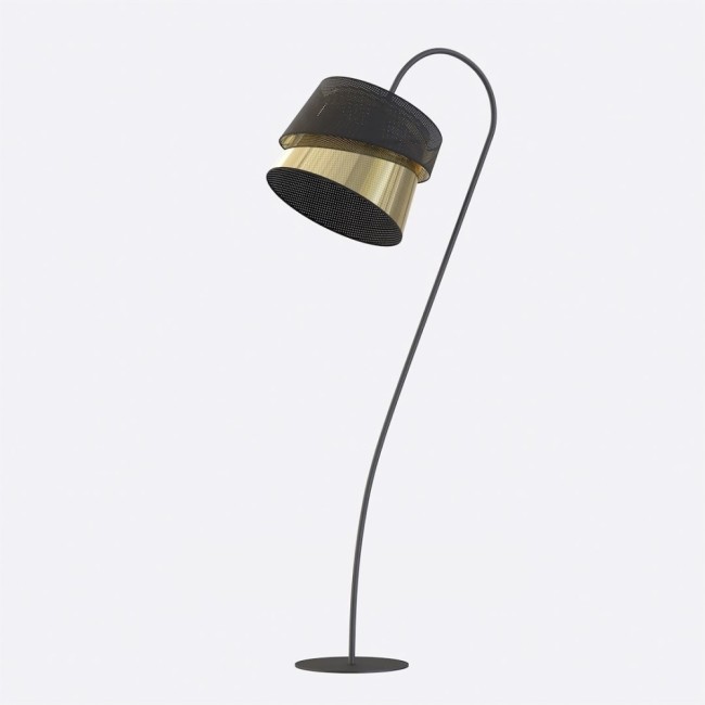Tareto Black+Gold Floor Lamp