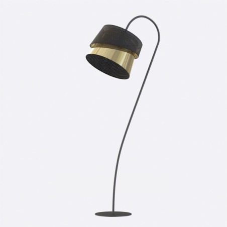 Tareto Black+Gold Floor Lamp
