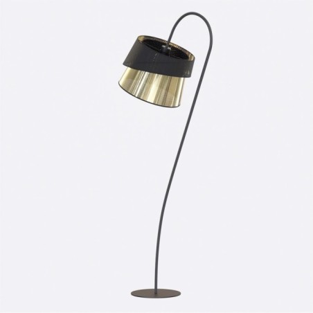 Tareto Black+Gold Floor Lamp