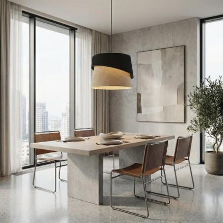 Tareto Black Ceiling Lamp
