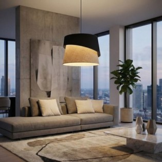 Tareto Black Ceiling Lamp