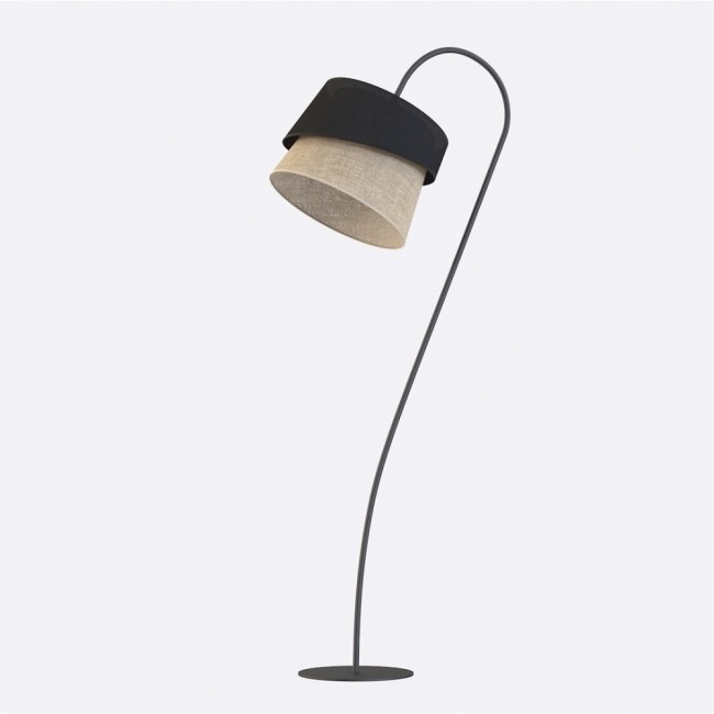 Tareto Black Floor Lamp