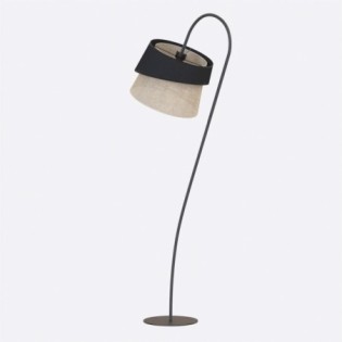 Tareto Black Floor Lamp