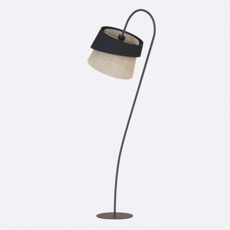 Tareto Black Floor Lamp