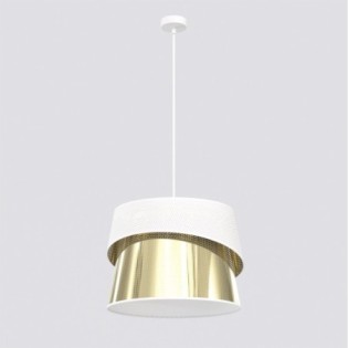 Tareto White+Gold Ceiling Lamp