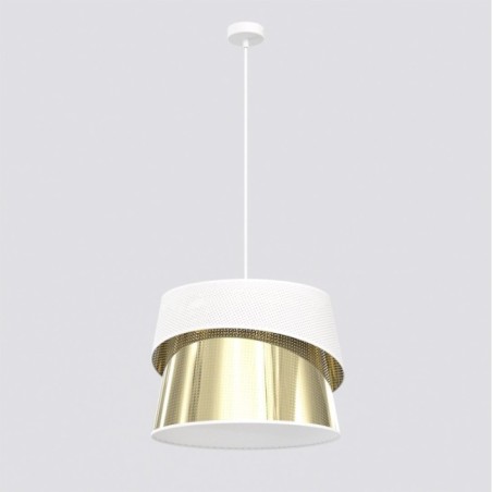 Tareto White+Gold Ceiling Lamp