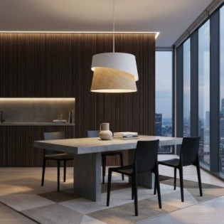 Tareto White Ceiling Lamp