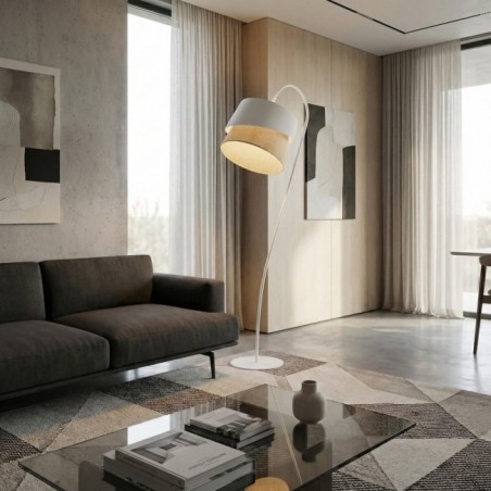 Tareto White Floor Lamp