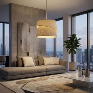 Tareto Beige Ceiling Lamp