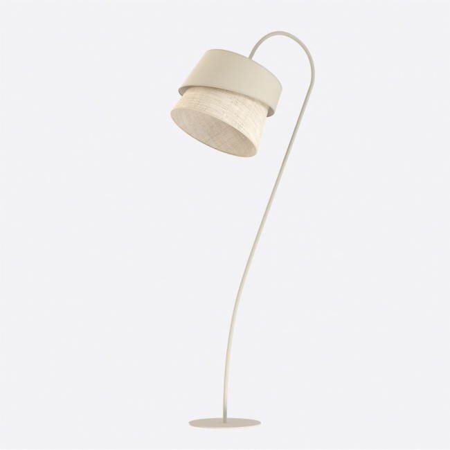 Tareto Beige Floor Lamp