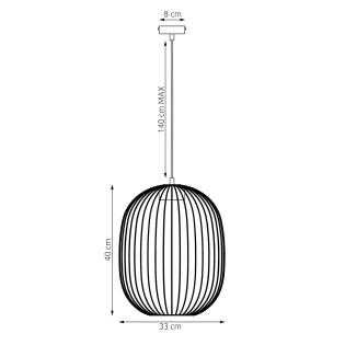Praca Beige Ceiling Lamp