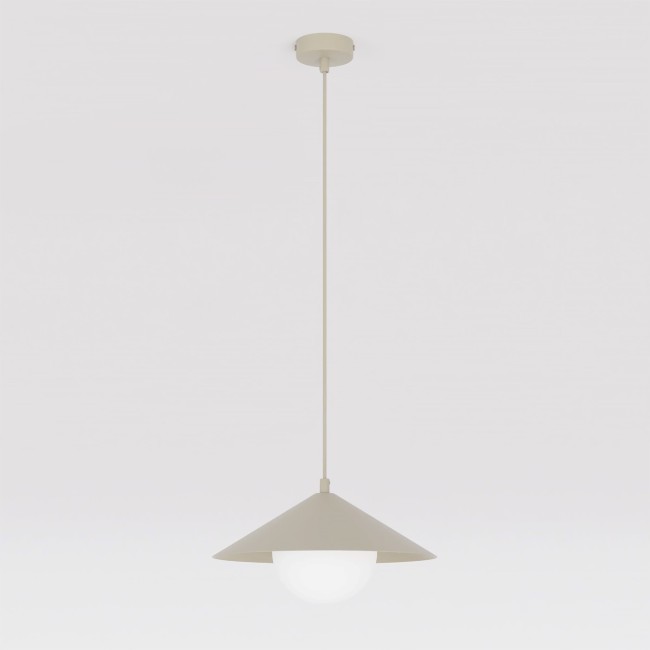 Osum S Beige Opal Ceiling Lamp