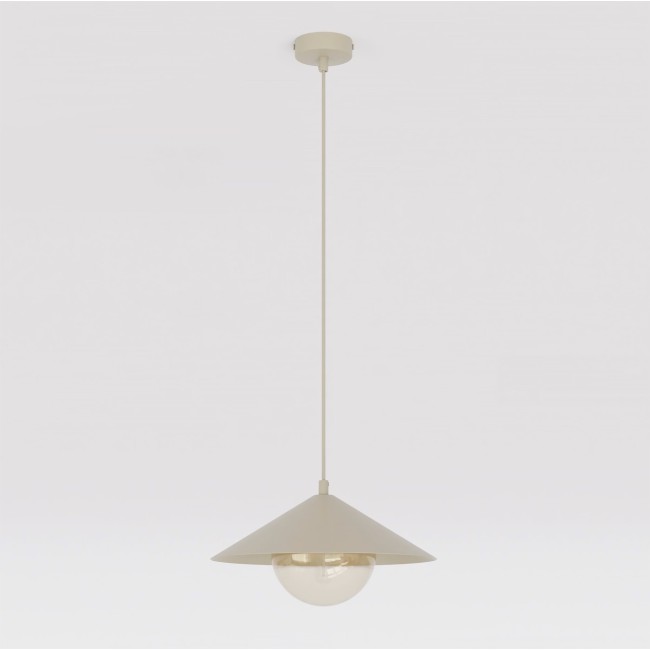 Osum S Beige Amber Ceiling Lamp