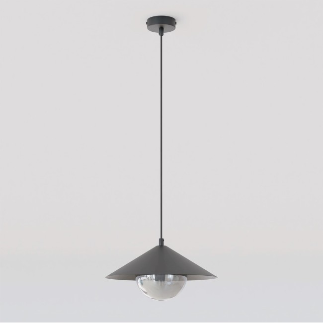 Osum S Black Graphite Ceiling Lamp