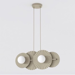 Drino Beige Ceiling Lamp (4 lights)
