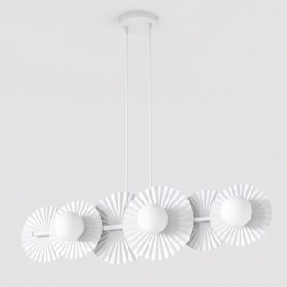 Drino White Ceiling Lamp (6 lights)