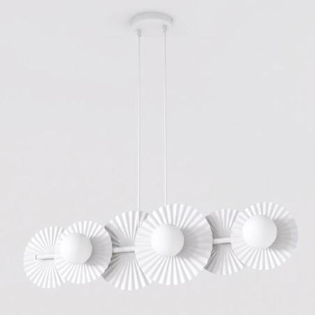 Drino White Ceiling Lamp (6 lights)