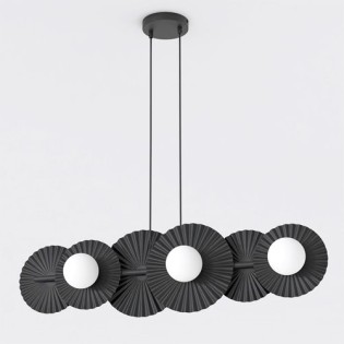 Drino Black Ceiling Lamp (6 lights)
