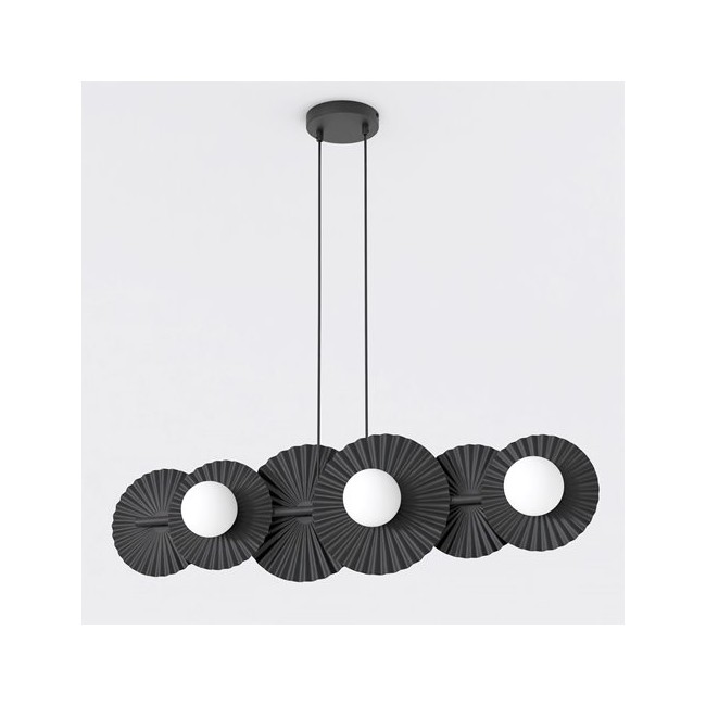 Drino Black Ceiling Lamp (6 lights)