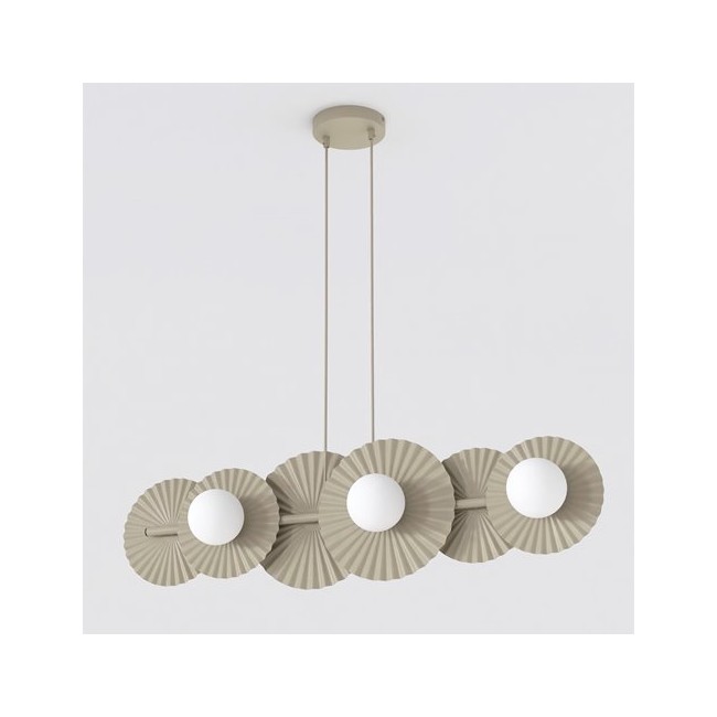 Drino Beige Ceiling Lamp (6 lights)