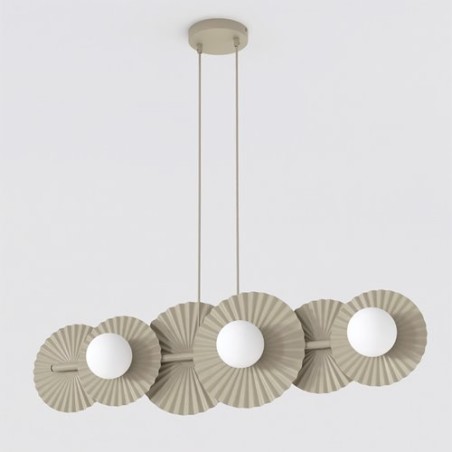 Drino Beige Ceiling Lamp (6 lights)