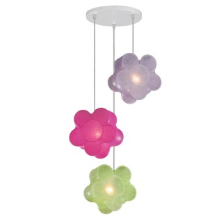 Kid´s Pendant light Flowers (3 lights)