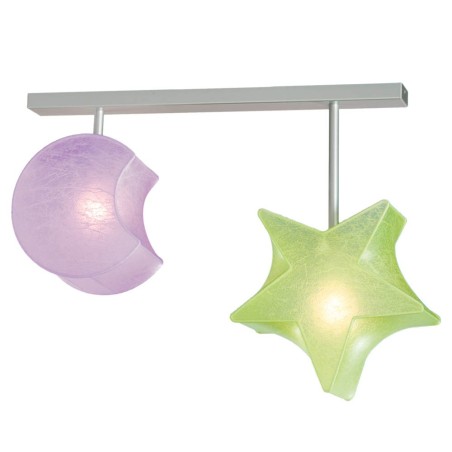 Track light Star and Moon (2 lights)