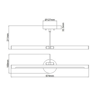 Wall lamp LED Alton (10W)