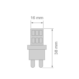 LED Bulb G9 Mini (3W - 4000ºK)