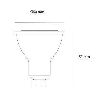 Glühbirne LED GU10 (4W)
