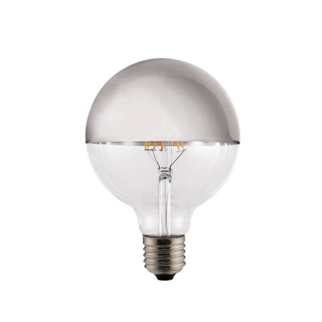 LED decorative Bulb Globe Mirror Silver E27 (8W)