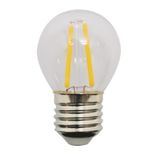 Bombilla LED Esférica E27 Luz fría (2W)