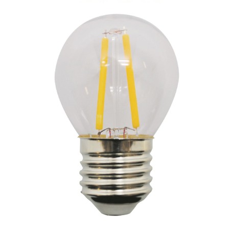 Spherical LED Light Bulb E27 cold light (2W)